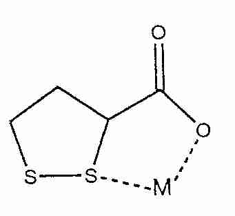 Metal chelation by Lipoic Acid (LA)